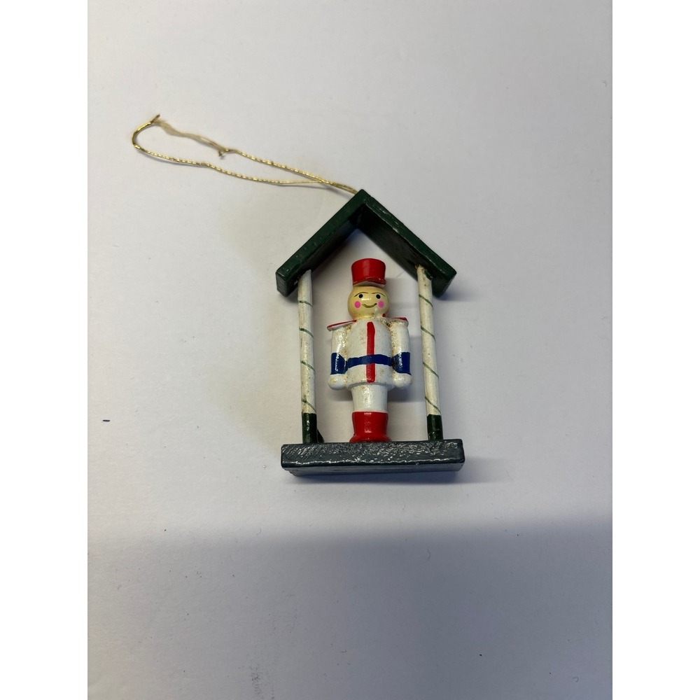 Vintage wooden solider ornaments
